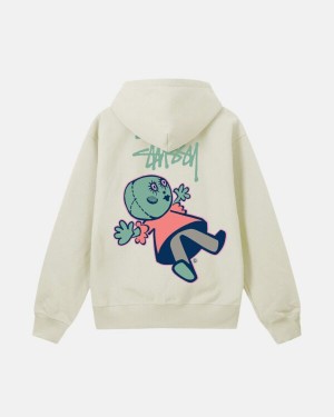 Beige / Multicolor Stussy Dollie Zip Hoodie | 2148CNXHQ