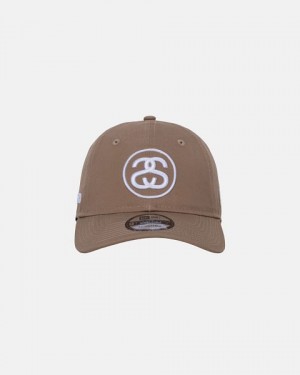 Khaki Stussy Ss Link 9twenty Caps | 0354RBXNG