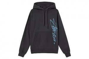 Navy / Blue Stussy Smooth Stock Printed Hoodie | 3275PVJDW