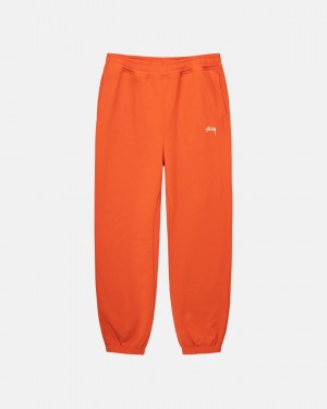 Orange Stussy Ripstop Cargo Beach Pants | 0378IMTZO