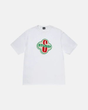 White Stussy Motel T Shirts | 5984CXZMG