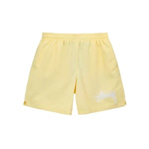 Yellow Stussy Big Stock Water Shorts | 8657ICWKX