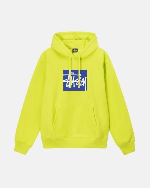 Yellow stussy hoodie sale