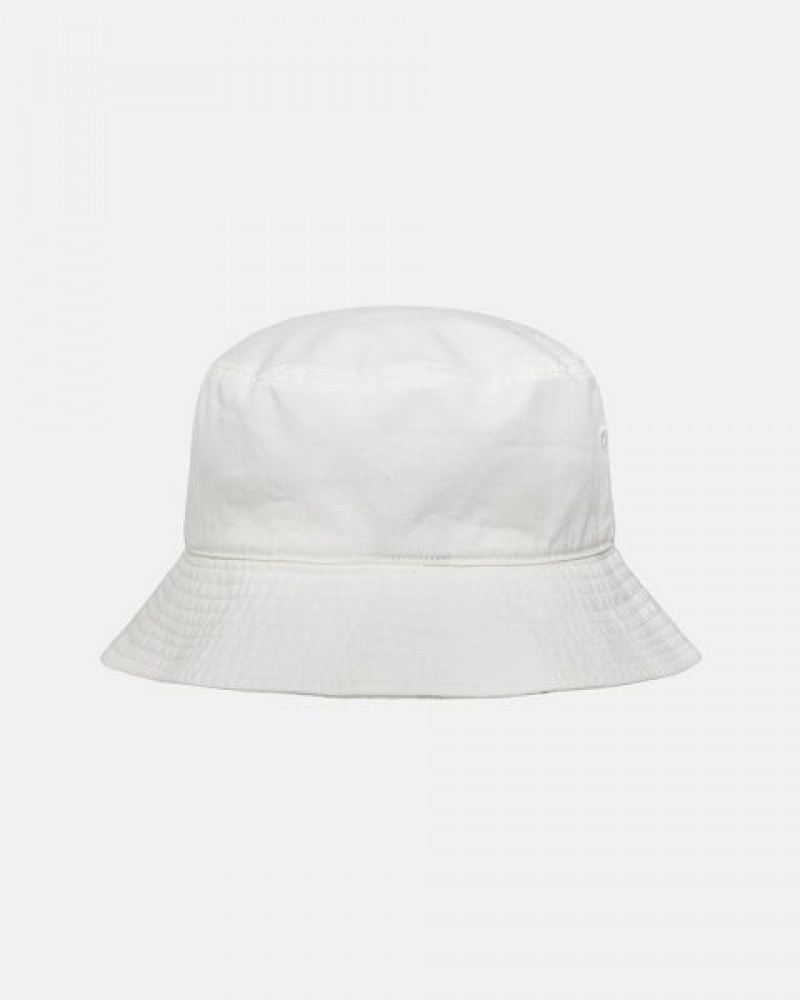 Beige Stussy Bucket Stock Hats | 1598AEINZ