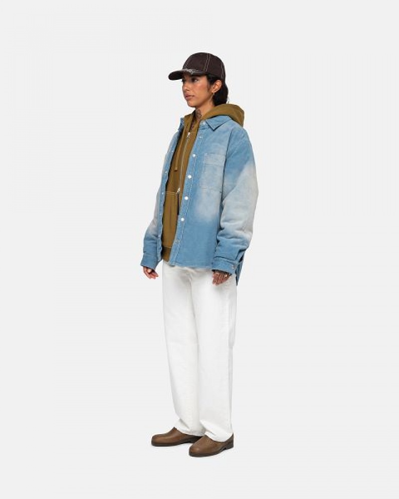 Beige Stussy Classic Overdyed Jeans | 4239DXNSK