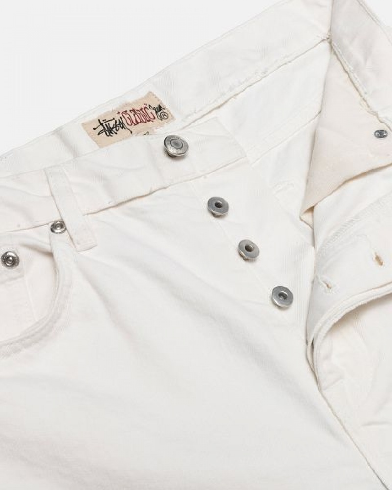 Beige Stussy Classic Overdyed Jeans | 4239DXNSK