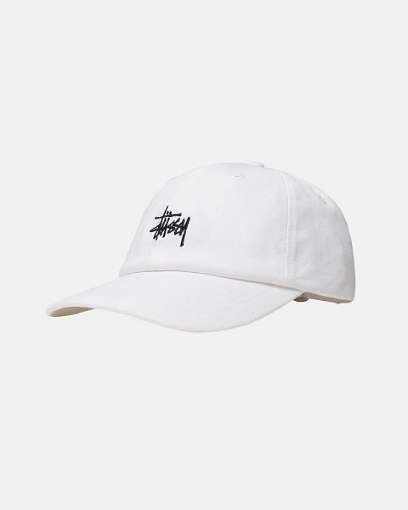 Beige Stussy Low Pro Basic Stock Strapback Caps | 2853YOUJX