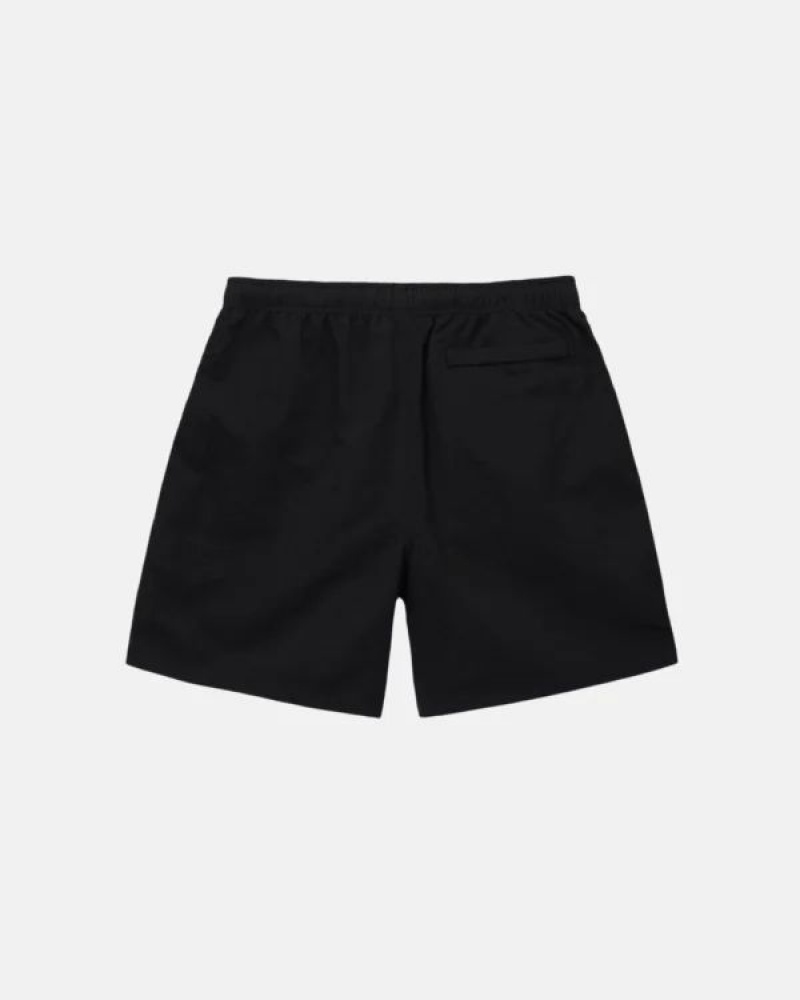 Black Stussy Big Basic Water Shorts | 7031DVIKM