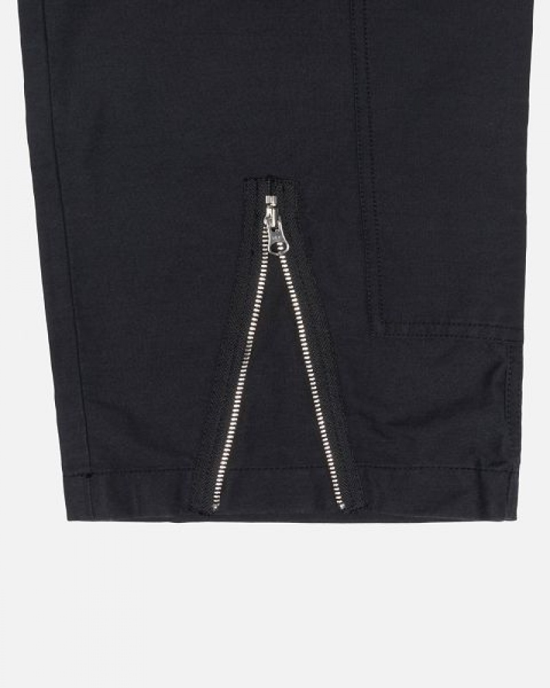 Black Stussy Nyco Flight Pants | 6819ZPLUF