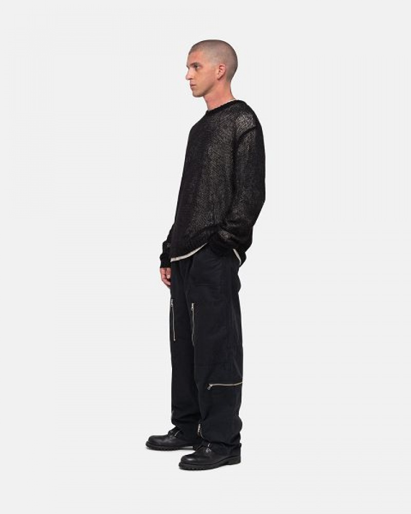 Black Stussy Nyco Flight Pants | 6819ZPLUF