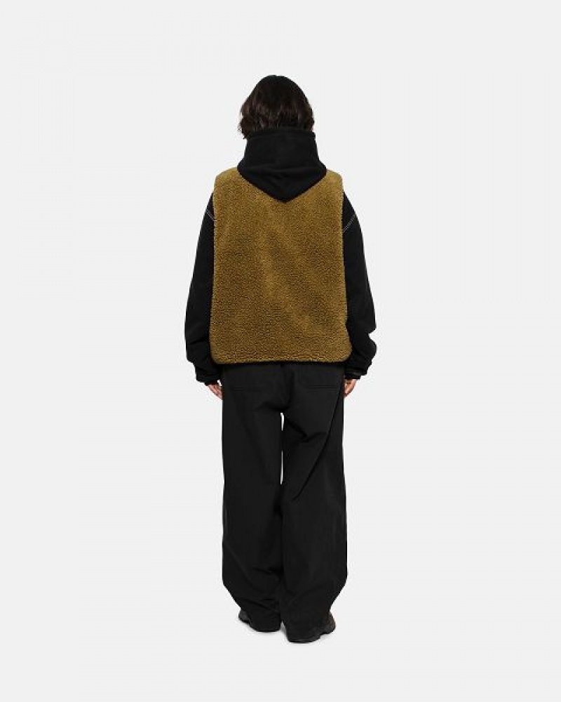 Black Stussy Nyco Over Pants | 3109KLVWH