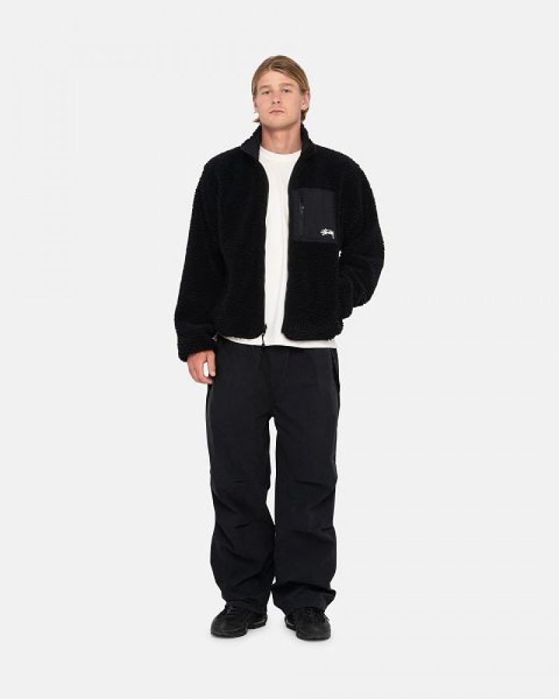 Black Stussy Nyco Over Pants | 3109KLVWH