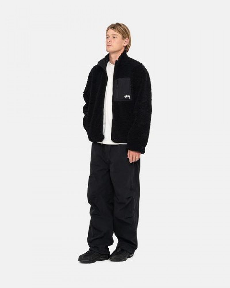 Black Stussy Nyco Over Pants | 3109KLVWH