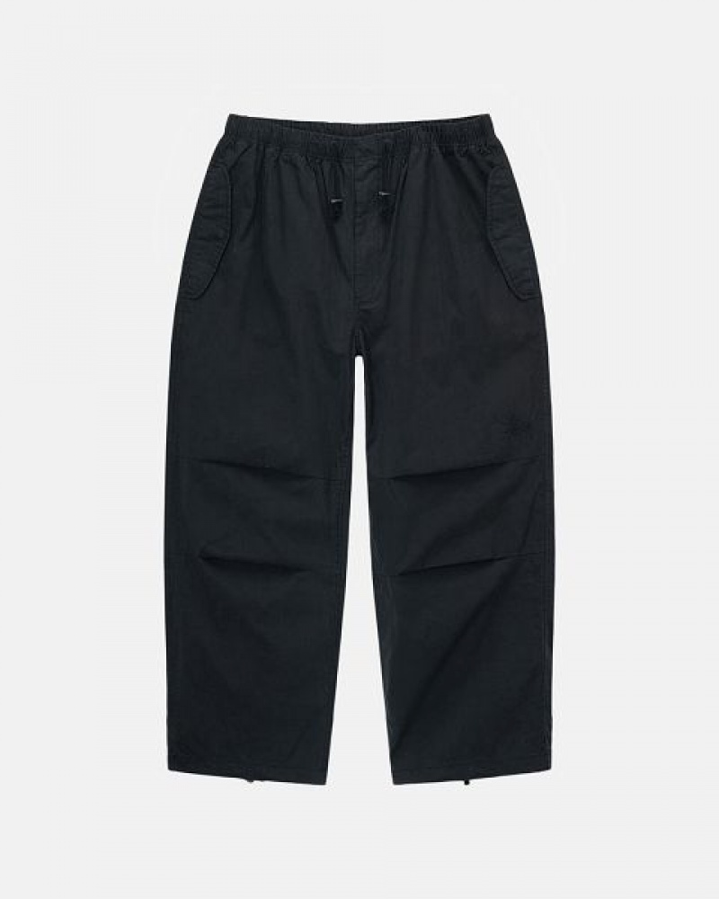 Black Stussy Nyco Over Pants | 3109KLVWH