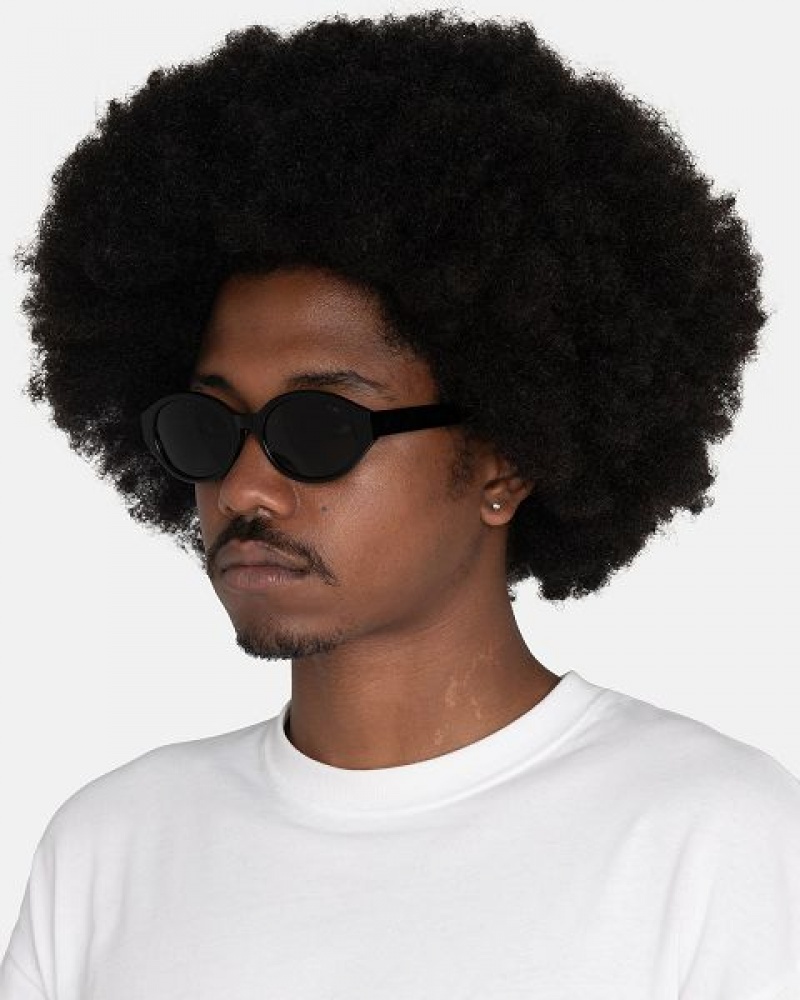 Black Stussy Penn Sunglasses | 2496ZFWOM