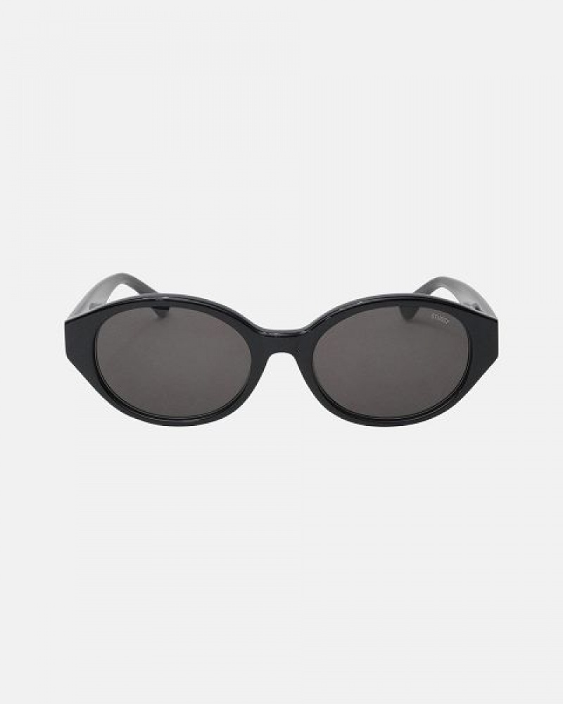 Black Stussy Penn Sunglasses | 2496ZFWOM