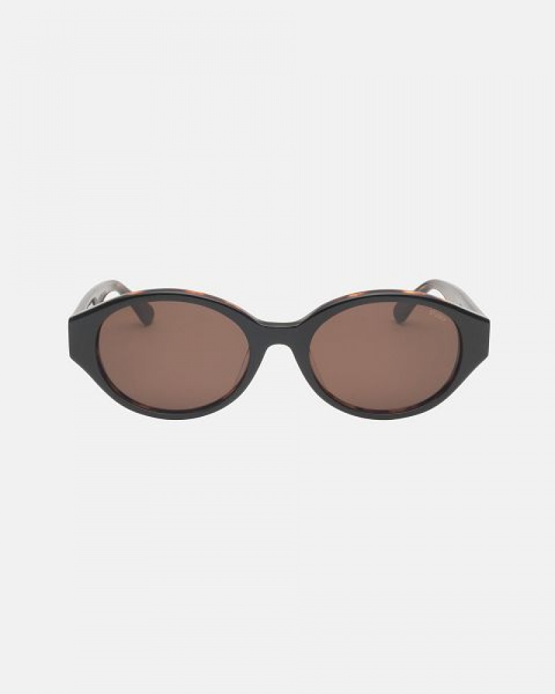 Black Stussy Penn Sunglasses | 8627ALQDN