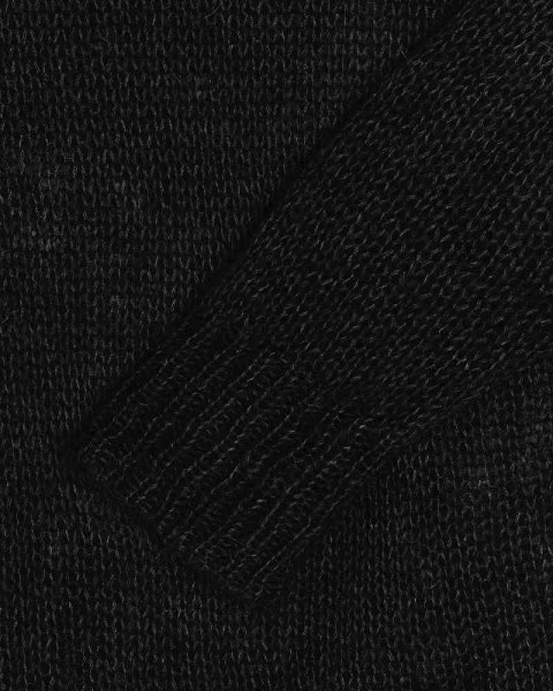 Black Stussy S Loose Knit Sweaters | 1690KRMQE