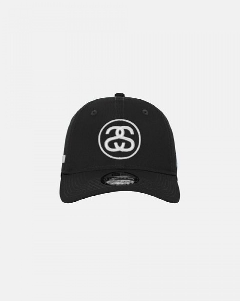 Black Stussy Ss Link 9twenty Caps | 9238GUVZT