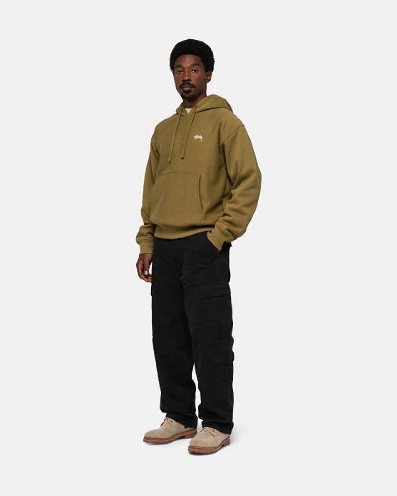 Black Stussy Surplus Cargo Ripstop Pants | 4670DLPXE