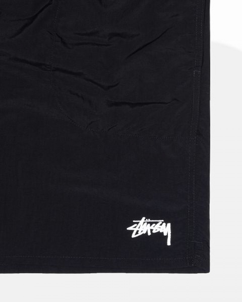 Black Stussy Water Stock Shorts | 8901KPADX