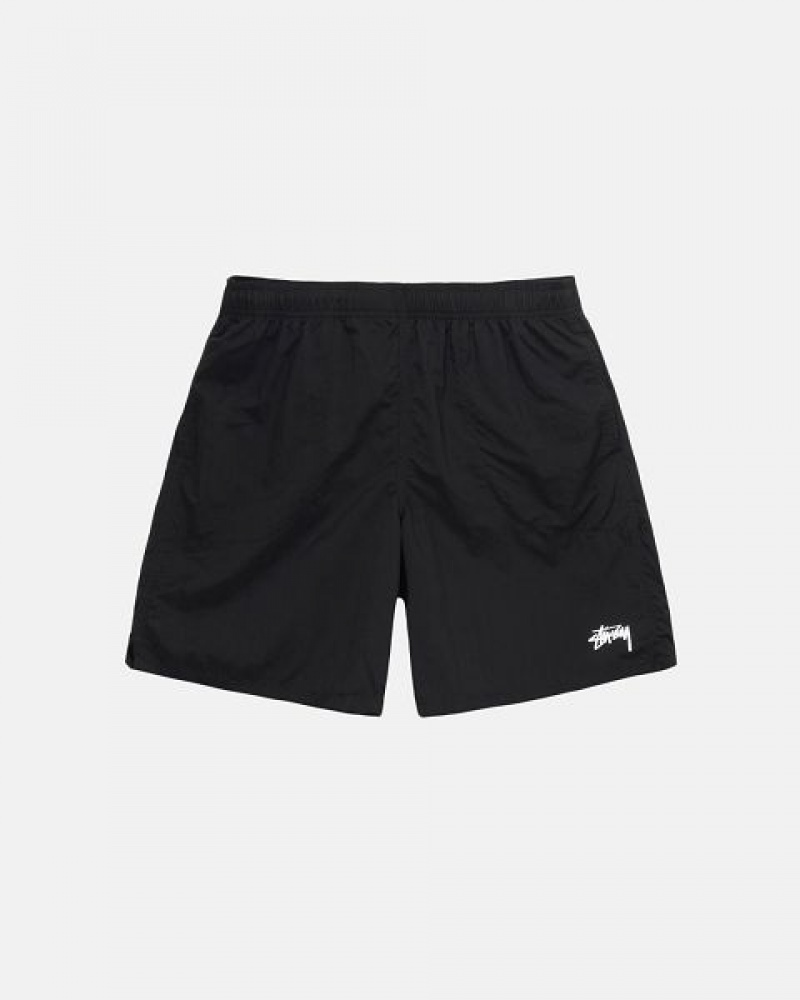 Black Stussy Water Stock Shorts | 8901KPADX