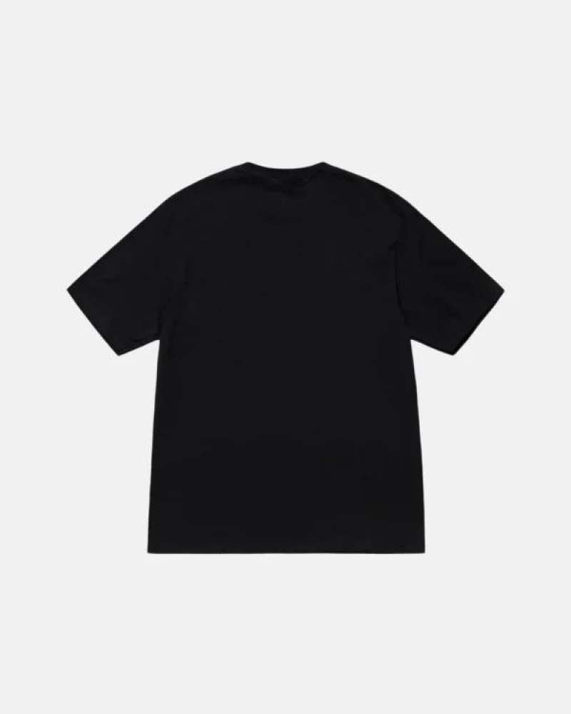 Black / White / Red Stussy Orchard T Shirts | 8705YTSZX