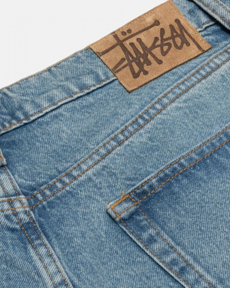 Blue Stussy Big Ol' Denim Jeans | 1605DMLSR