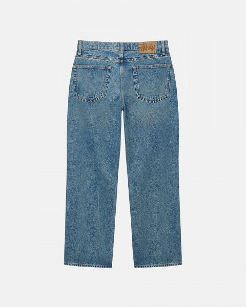 Blue Stussy Classic Denim Jeans | 3261RLZVF