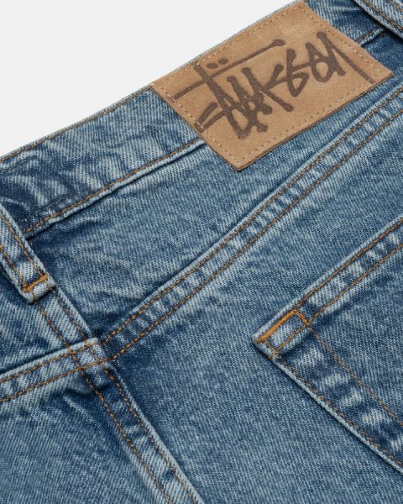 Blue Stussy Classic Denim Jeans | 3261RLZVF