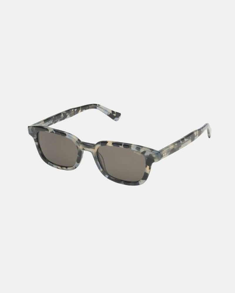 Blue Stussy Owen Sunglasses | 7134BFLTP