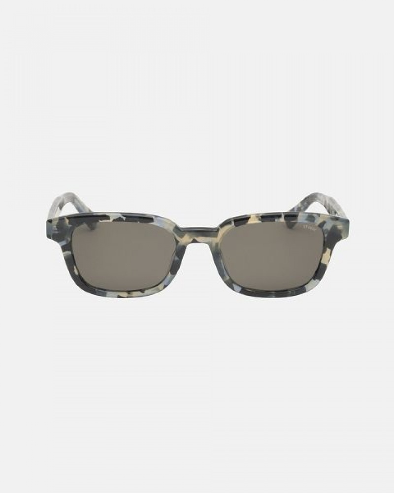 Blue Stussy Owen Sunglasses | 7134BFLTP