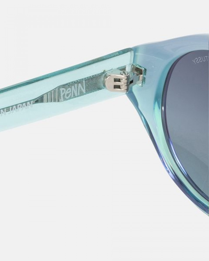 Blue Stussy Penn Sunglasses | 9673JIMEF