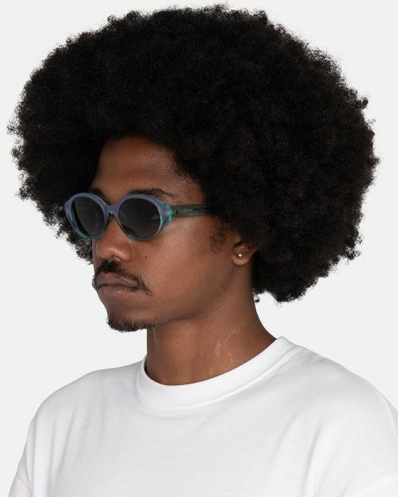 Blue Stussy Penn Sunglasses | 9673JIMEF