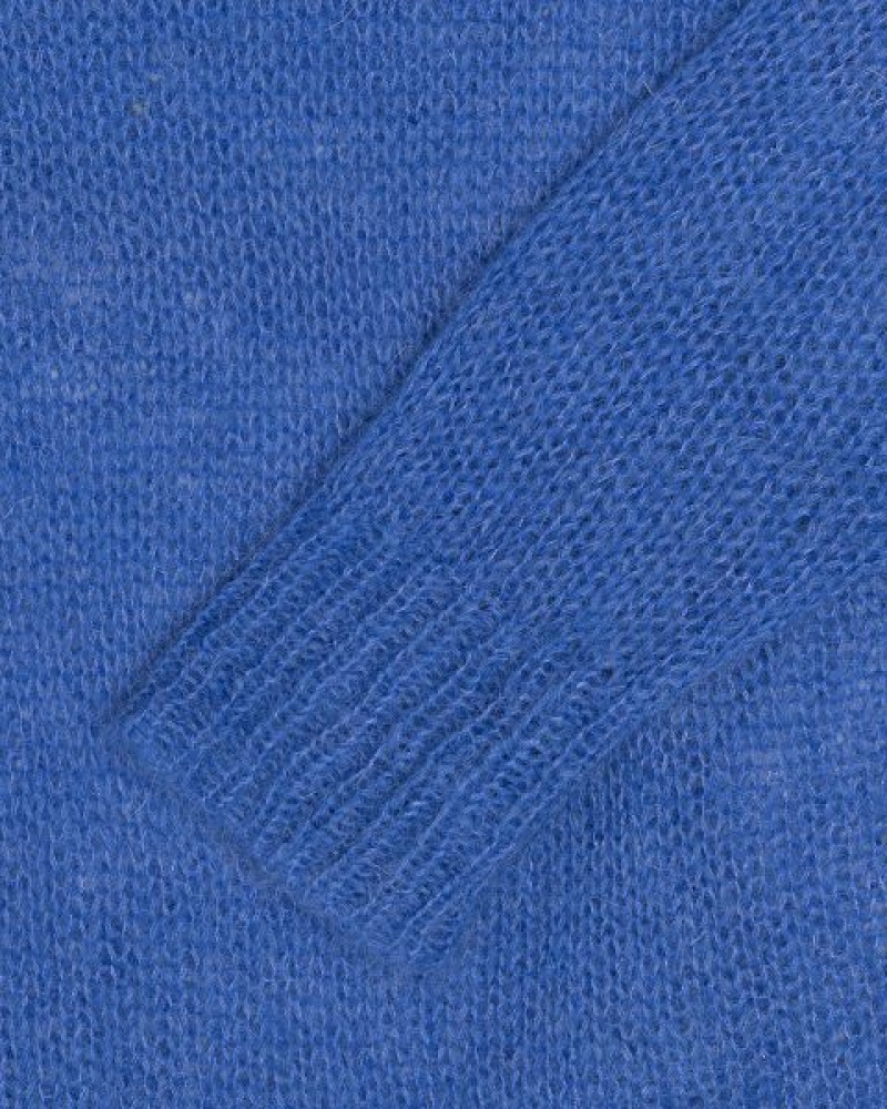 Blue Stussy S Loose Knit Sweaters | 2903LQGJS