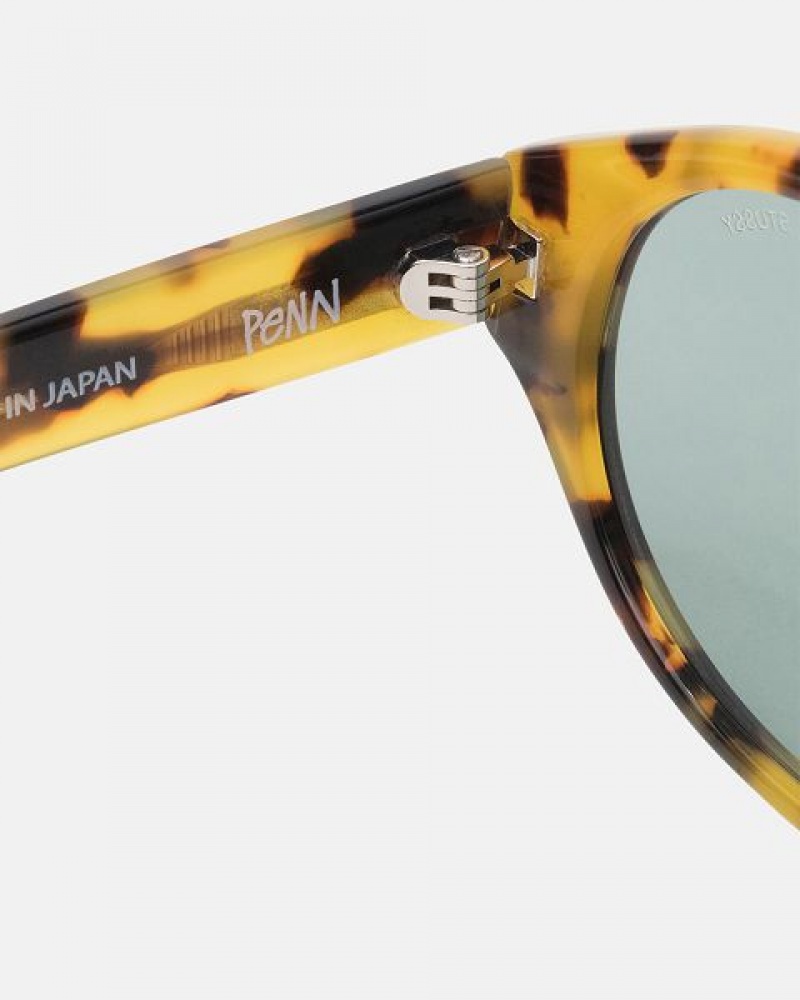 Brown Stussy Penn Sunglasses | 2357KVIOZ