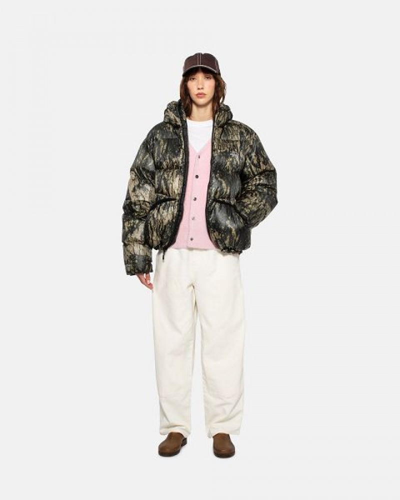 Camo Stussy Micro Ripstop Down Parka | 9618TVDBI