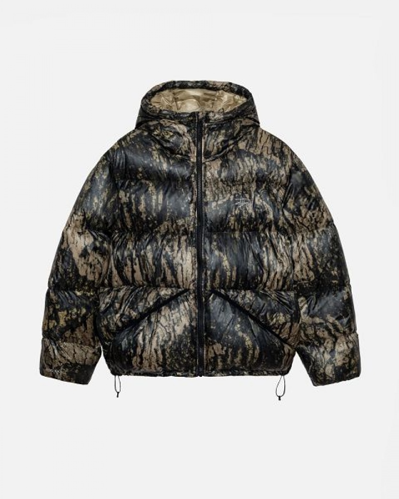 Camo Stussy Micro Ripstop Down Parka | 9618TVDBI