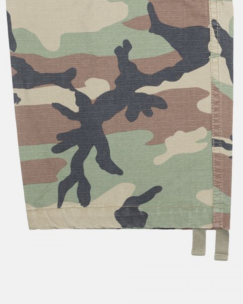 Camo Stussy Surplus Cargo Ripstop Pants | 3427IUGYS