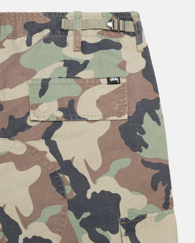 Camo Stussy Surplus Cargo Ripstop Pants | 3427IUGYS