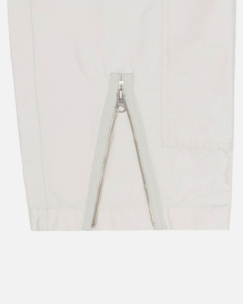 Cream Stussy Nyco Flight Pants | 5708ZSCUT