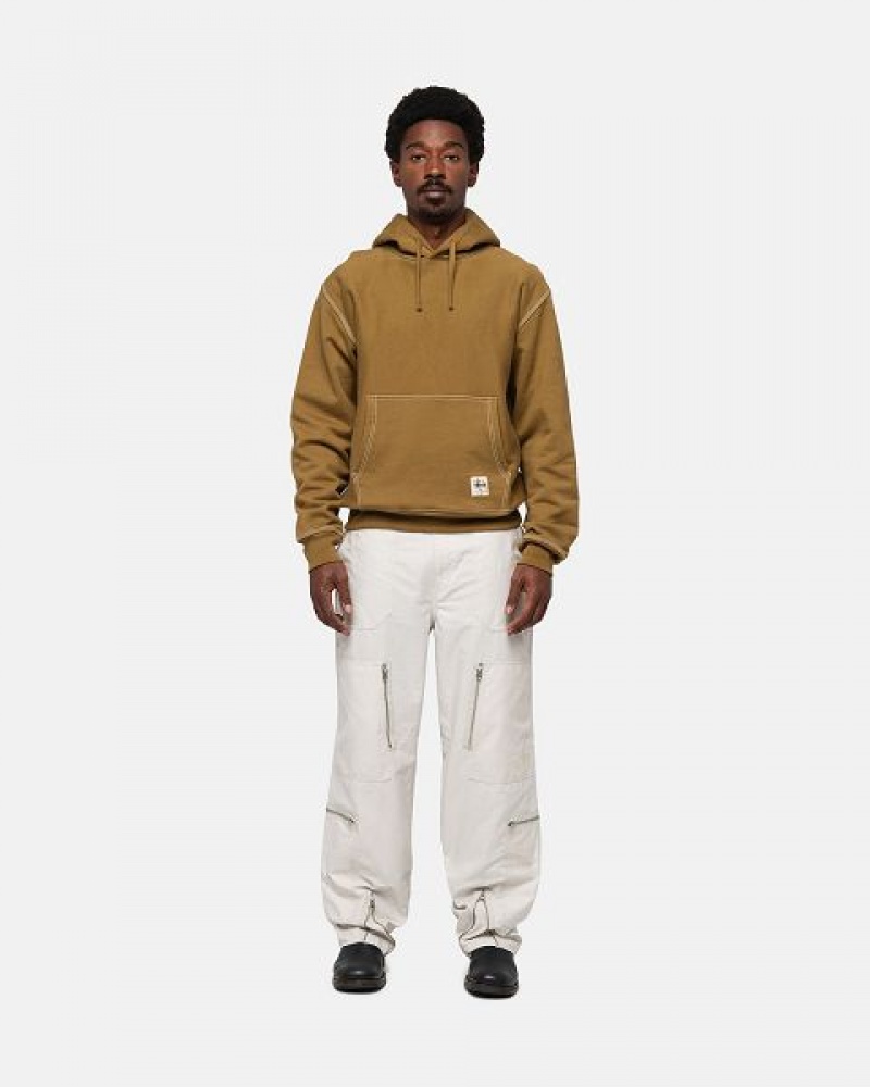 Cream Stussy Nyco Flight Pants | 5708ZSCUT