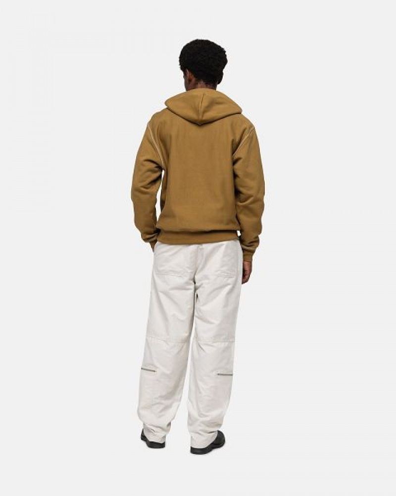 Cream Stussy Nyco Flight Pants | 5708ZSCUT