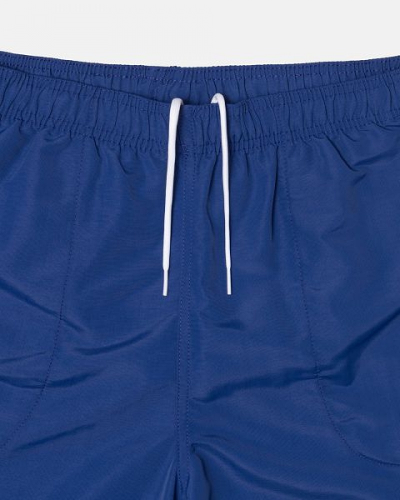 Deep Blue Stussy Water Stock Shorts | 5702HGEIF