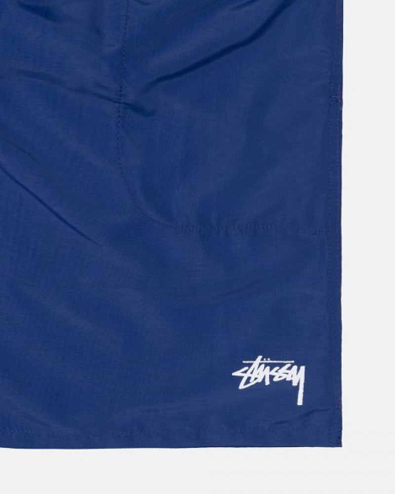 Deep Blue Stussy Water Stock Shorts | 5702HGEIF