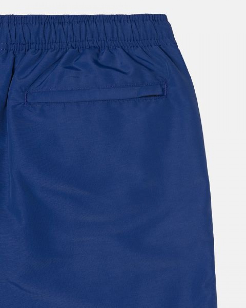 Deep Blue Stussy Water Stock Shorts | 5702HGEIF