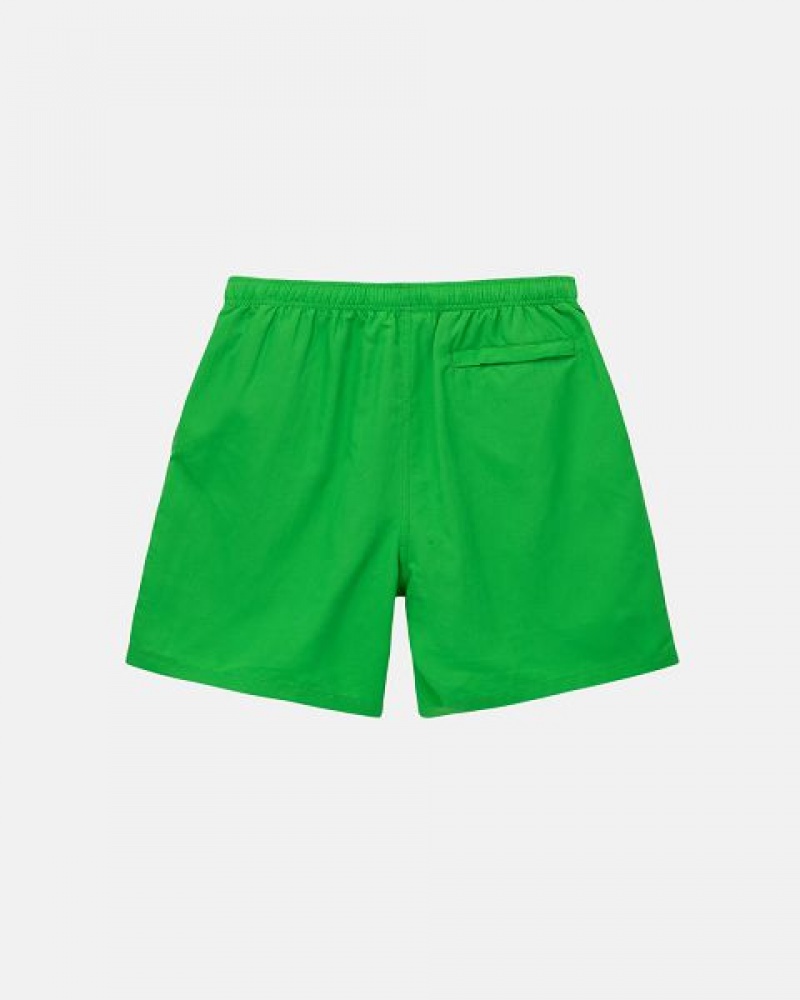 Green Stussy Water Stock Shorts | 6428QKSJU