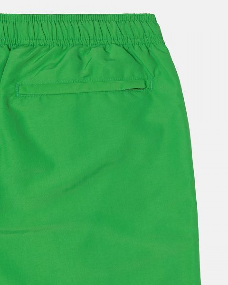 Green Stussy Water Stock Shorts | 6428QKSJU