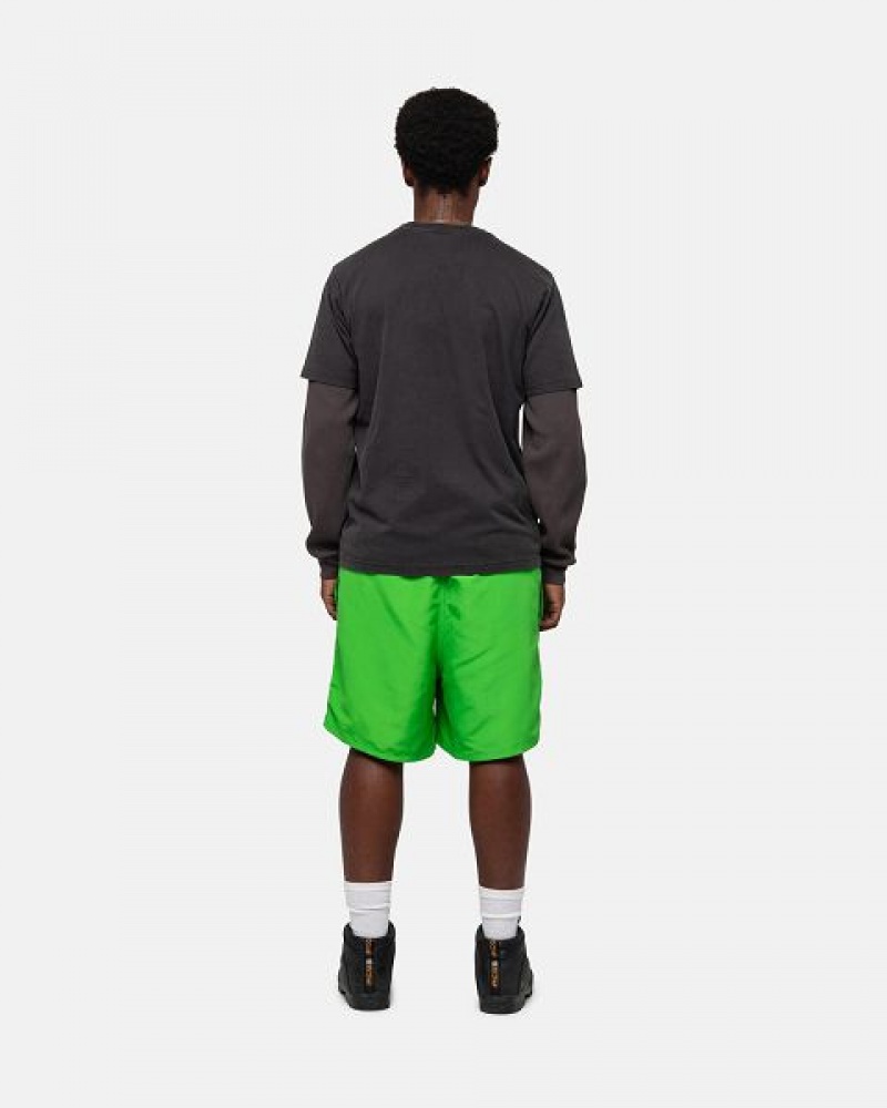 Green Stussy Water Stock Shorts | 6428QKSJU