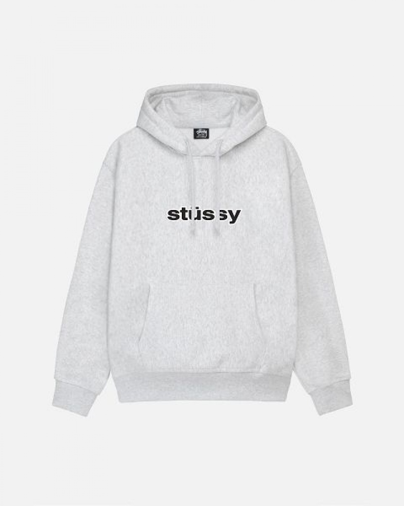 Grey Stussy Ss-link Hoodie | 8034ANBKE